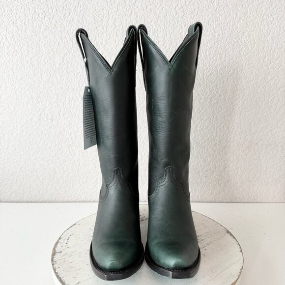Lane EMMA JANE Womens Green Cowboy Boots 5.5 Western Cowgirl Mid Calf Tall - Picture 5 of 11